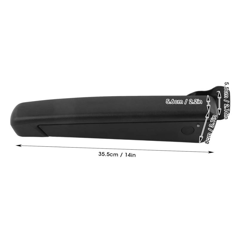 1pc Car Auto Seat Armrest Adjustable 0‑120° Range Black Right Hand Arm Rest Universal Replacement For Iveco Bus Motorhome