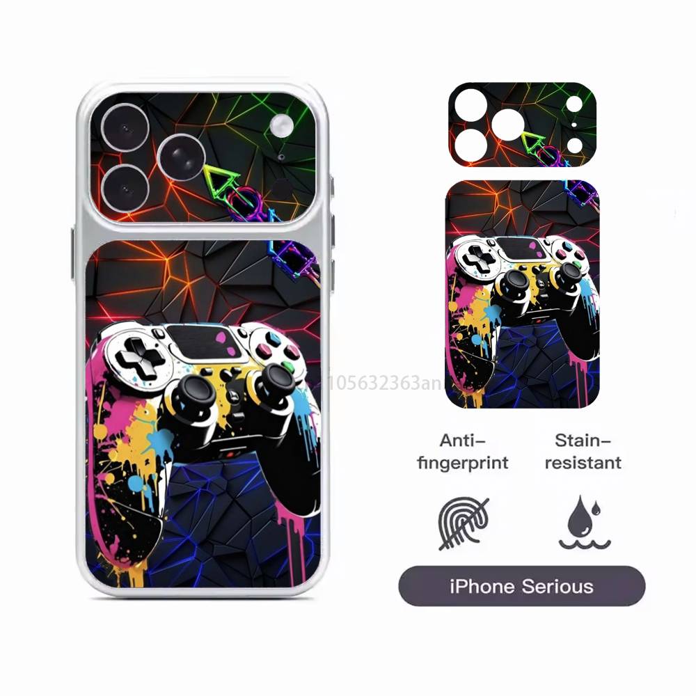 

Game Console Gamepad Protective Sticker for iPhone 17 Pro 17 ProMax Full Body Back Cover Decal Skin iPhone17promax