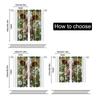 Set Of 2 Filtering Curtains Excluding Rods Non Movable Without Batteries Charming Cow Daisy Use Bedrooms Living Curtain Polyester Ideal For Bedroom