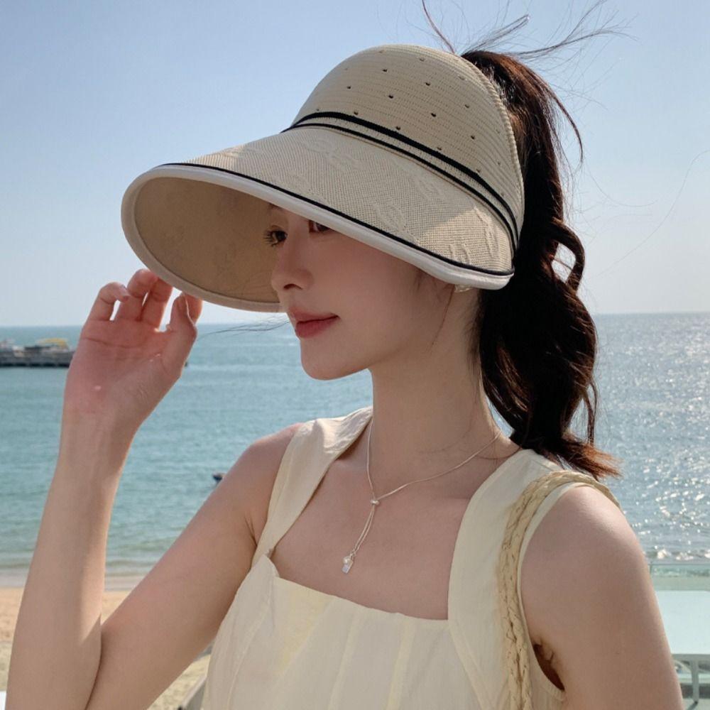 

Casual UV Protection Hat Breathable Sun Hat Fashion Sunscreen Hat Outdoor чорний