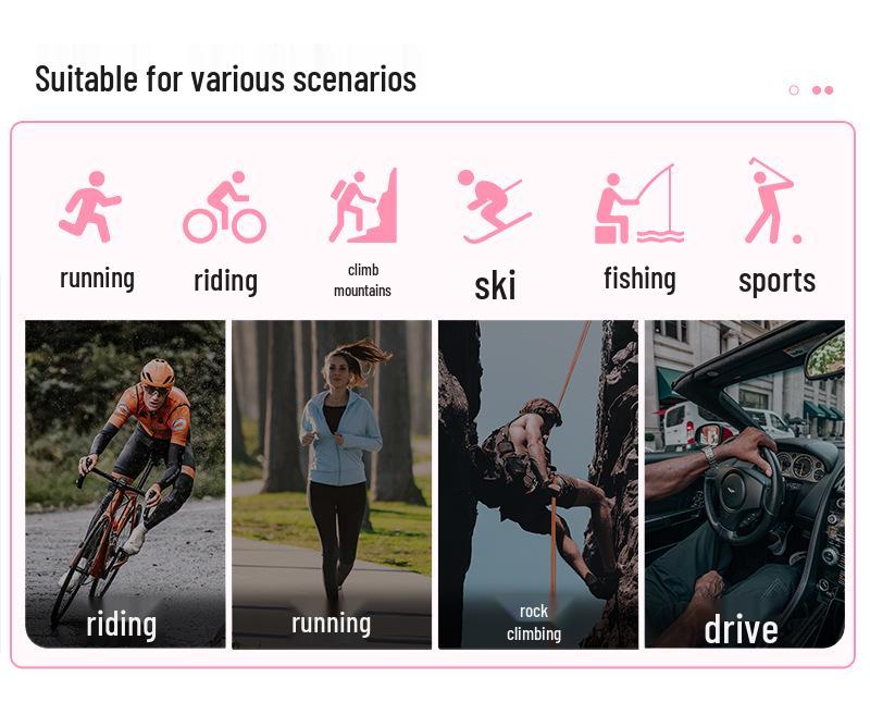 SCVCN Unisex Outdoor Cycling Sunglasses: Windproof & Sandproof One-Piece, Sporty Design