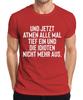 All Inhale Deep Idiots Hold Breath Sarcasm Irony Gag Unisexs Tshirt