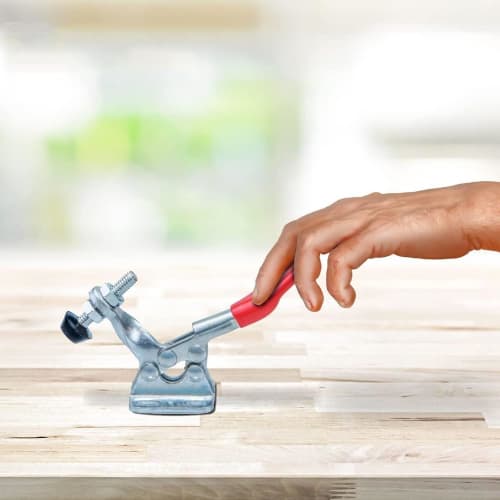 GH-201-A Toggle Clamp for Wood and Metal, 27kg Holding Capacity, Auxiliary Tool for Fixing Metal (Pack of 10)