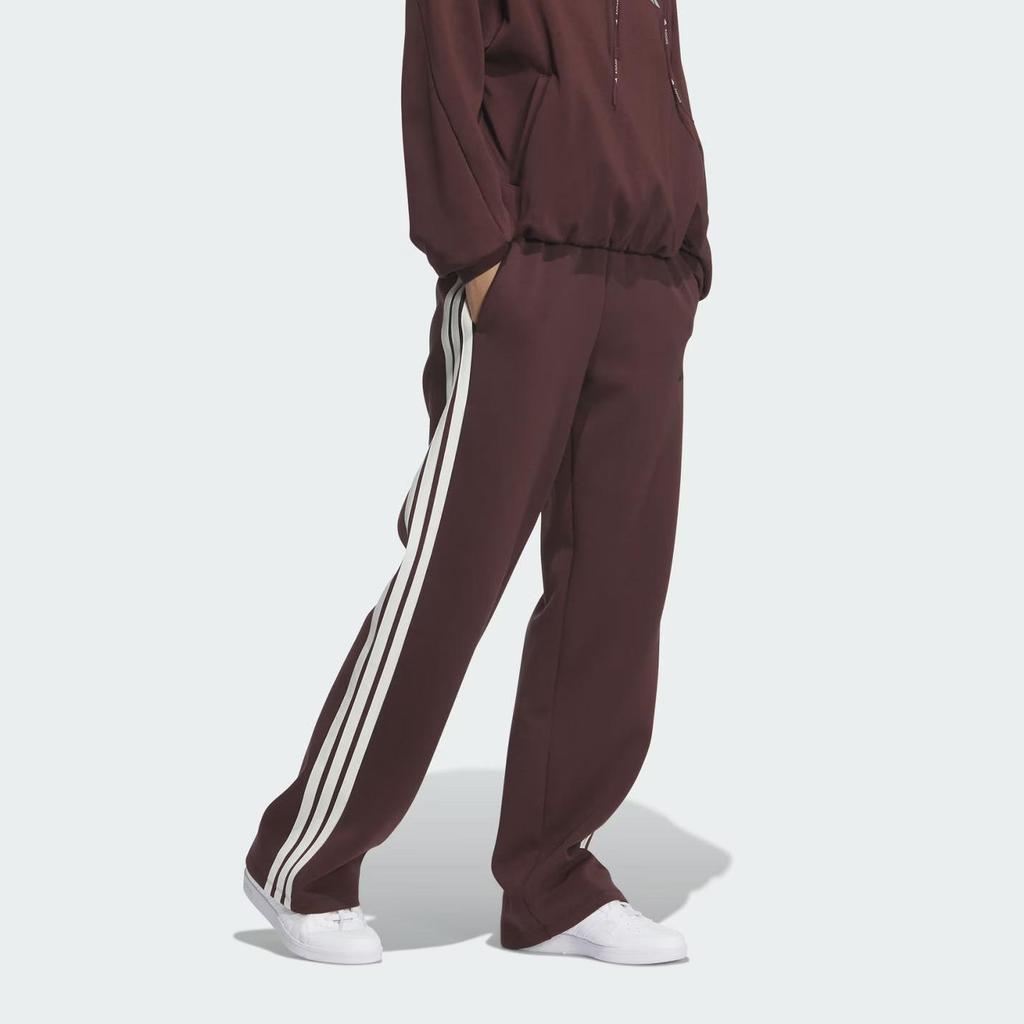 adidas Women's MS KN PNT Straight Leg Pants Brown KB7588