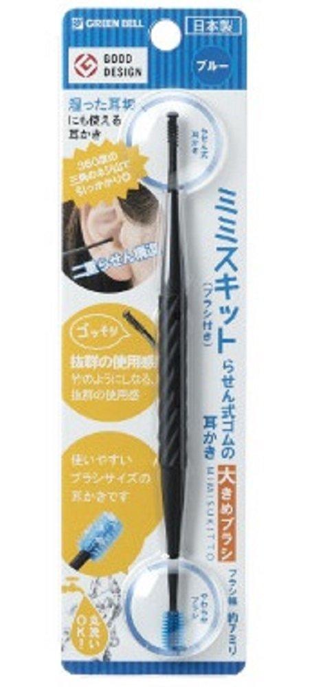 

Спиральный резиновый ушной крючок черный G-2192,