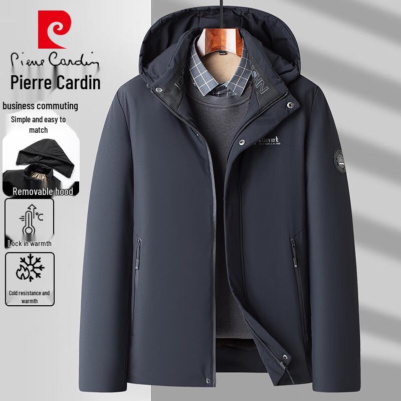 Pierre Cardin Men's Winter Warm Hooded Padded Jacket