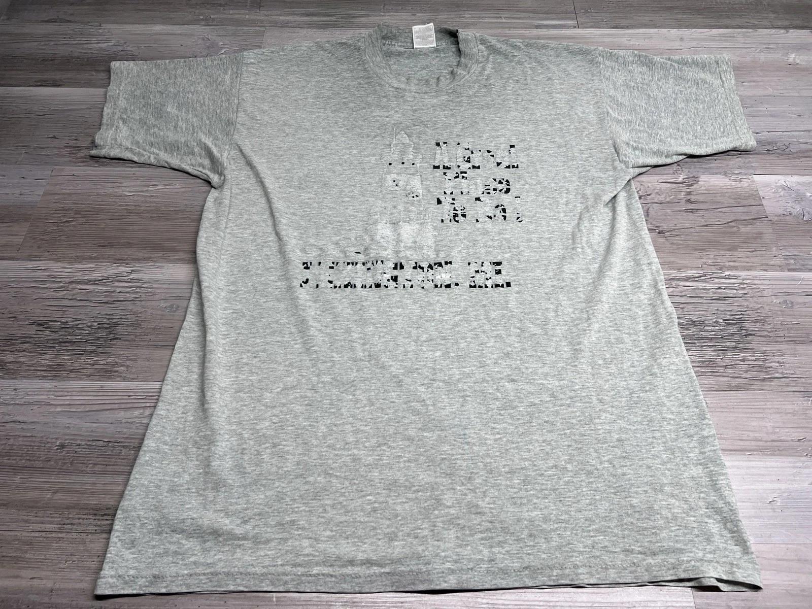 

Vintage Distressed Faded Paper Thin Graphic T-Shirt XL Lexington MI Lighthouse L