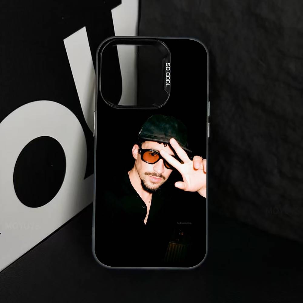 Bad B-B V-Vibes Phone Case For iPhone 17,16,15,14,13,12,11 Plus,Pro Max,XS,Colorful Silver Black Cover