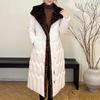 Plus Size L-7XL Fashion Winter Jackets Woman Long Parkas Hooded Faux Fur Collar Loose Thick Warm Overcoat Casual Women's Coats With Belt