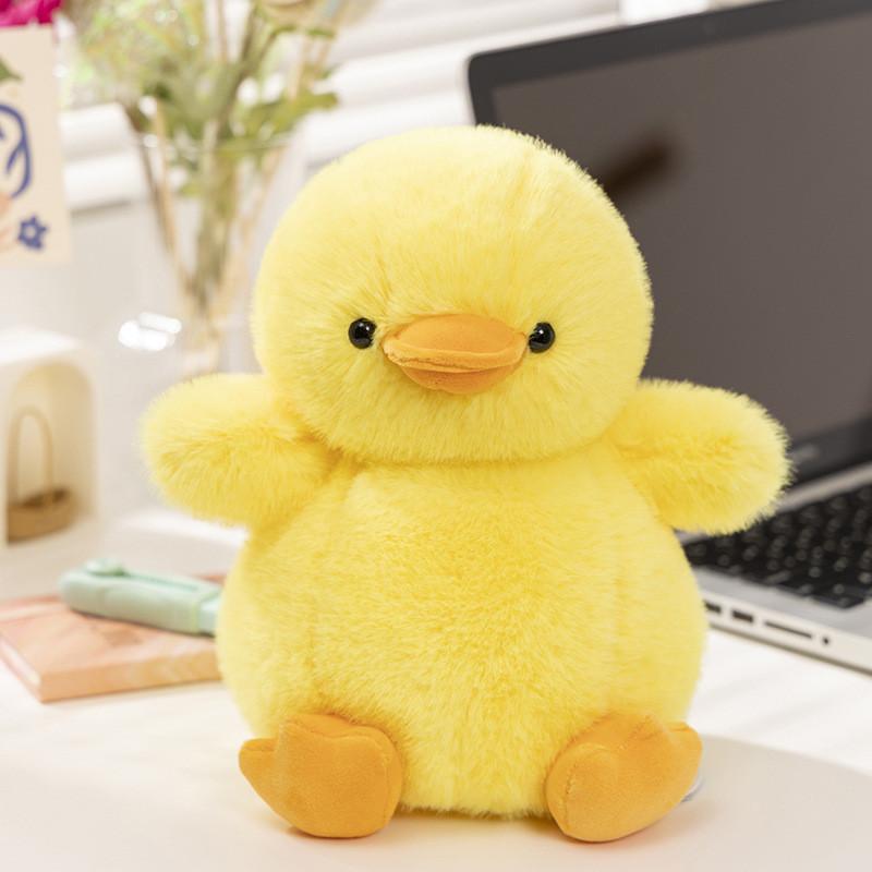Plush Cuddly Long Duck Toy Charming Yellow Duckling Perfect For Childrens Gift Birthday
