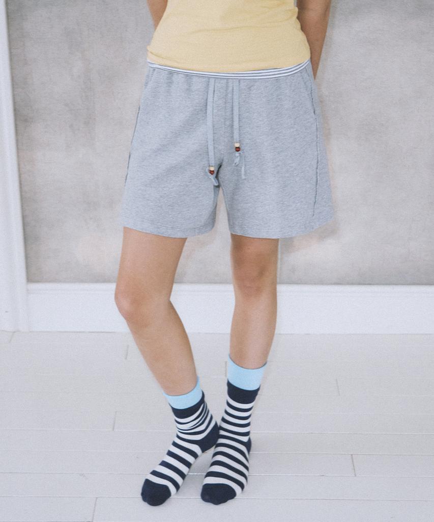 Kiyamo Lounge Cotton Sweat Shorts _Melange