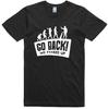 Mens Funny T Shirt Evolution Go Back Design Regular Fit 100% Cotton Tee