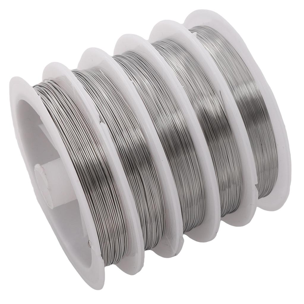 11-100Meter Edelstahlschnur Schmuckdraht DIY Handwerk Herstellung Schmuckschnur String Zubehör