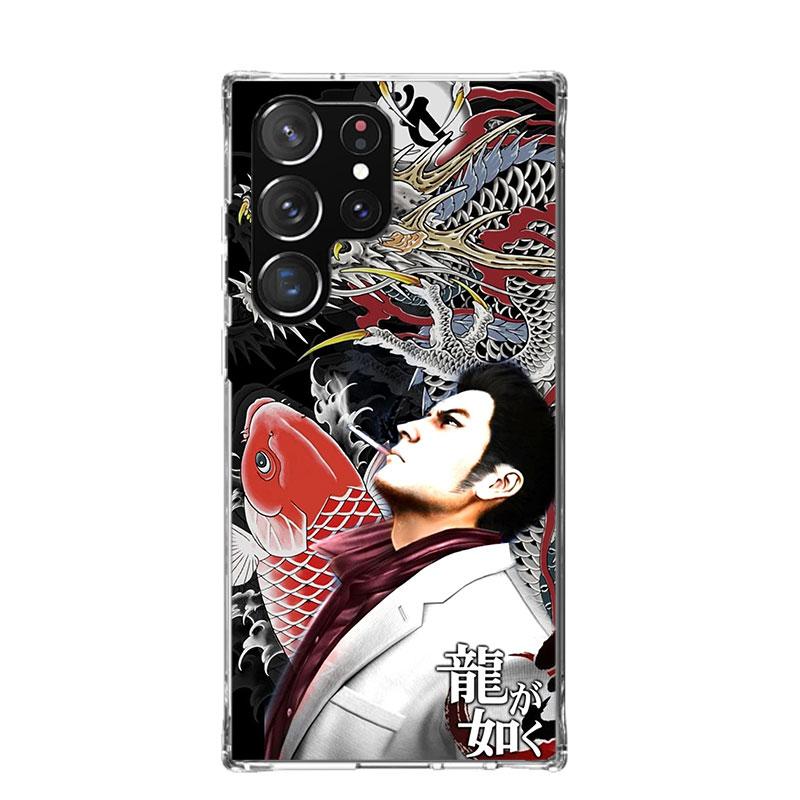

Yakuza 0 Game Phone Case For Samsung Galaxy S25 Edge S24 S23 S22 S21 FE S20 Ultra S10 Plus + Art Customized Coque Samsung S22 Ultra