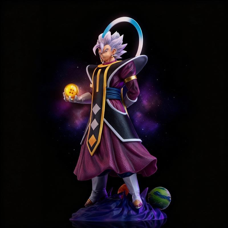 37cm Grand Priest Vegeta Anime Figure Static Desktop Decoration Detail Garage Kit Action Figures  Anime Periphery Surprise Gift