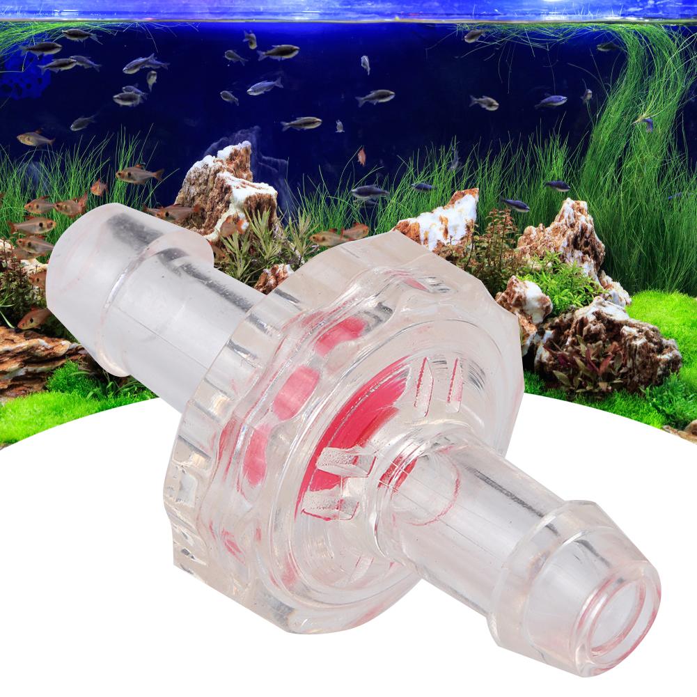 10Pcs Aquarium Air Pump One Way Non Return Check Valve Waterstop Accessory for Fish Tank(7mm )