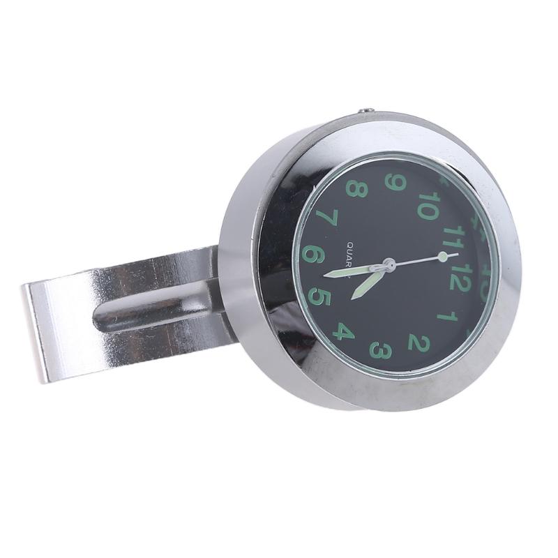 Univerzální motocyklové hodinky Motocyklové hodinky Vodotěsné nárazuvzdorné hliníkové hodiny se sponou