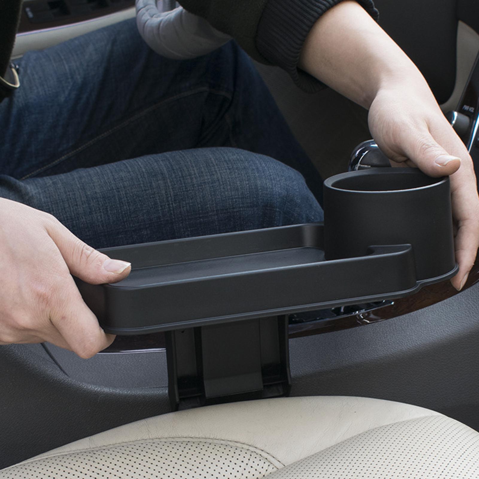 Car Seat Gap Filler Organizer Multifunctional Snack Food Storage Tray Car Interior Seat Gap Filler For Vehicle Sedans SUVs CN