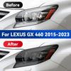 For LEXUS GX 460 2015-2023 Car Headlight Black TPU Protective Cover Film Front Light Tint Change Color Sticker Accessories