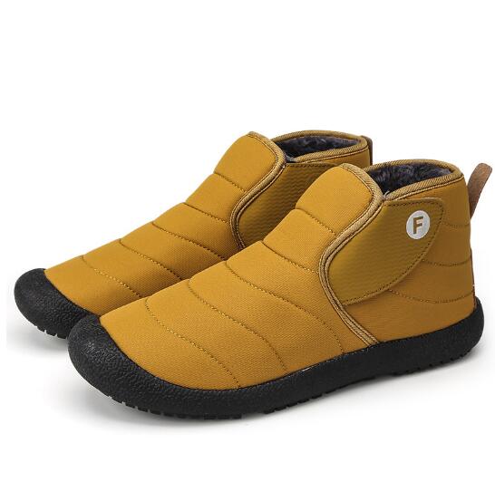 

Модные новые спортивные мужские и женские зимние ботинки оптом новые уличные большие размеры пара хлопчатобумажная теплая обувь D585 49 жёлтый