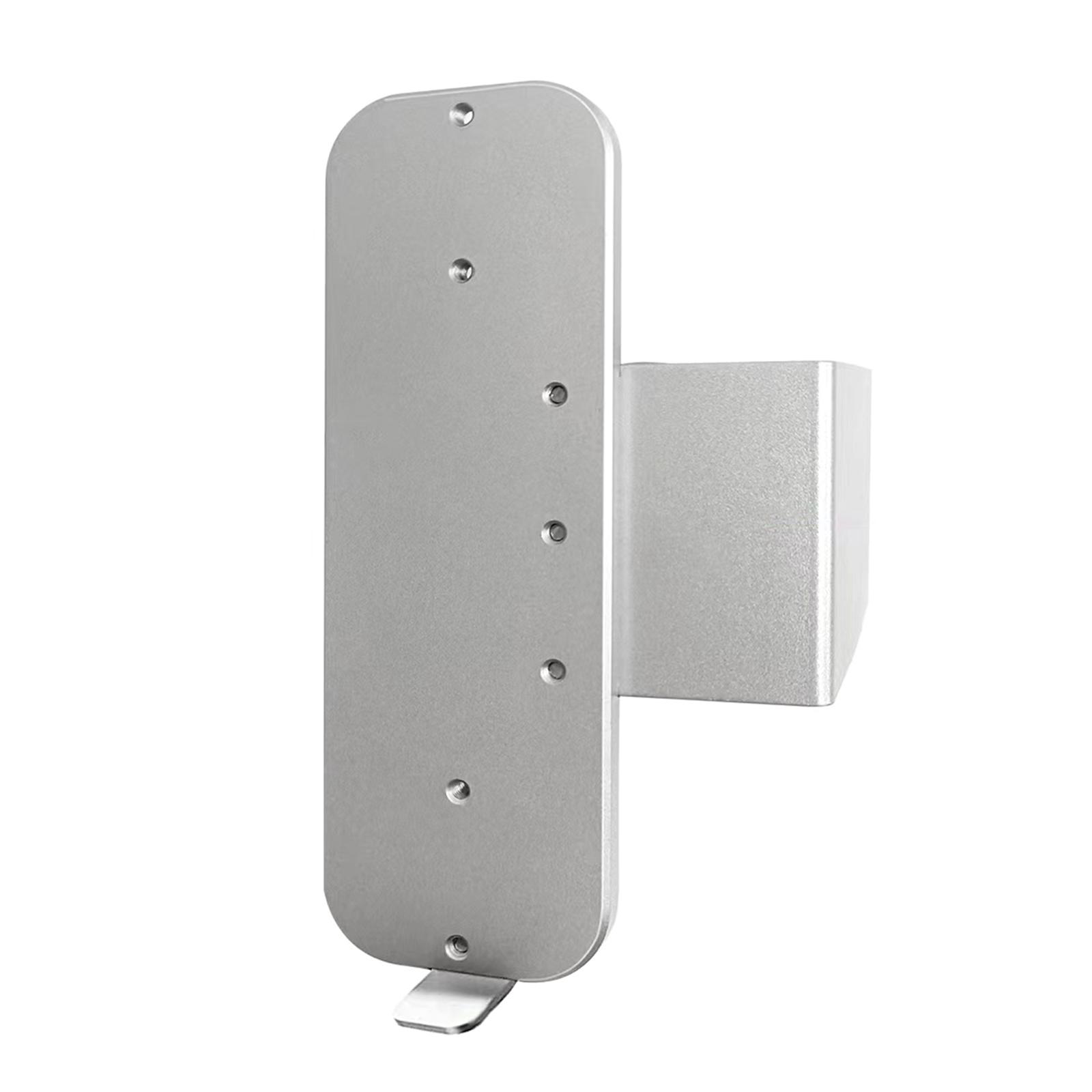 

Прочное крепление для дверного звонка Быстрая и простая установка Держатель для дверного звонка из алюминиевого сплава Монтажный кронштейн для дверного звонка для видеодомофона серебряный