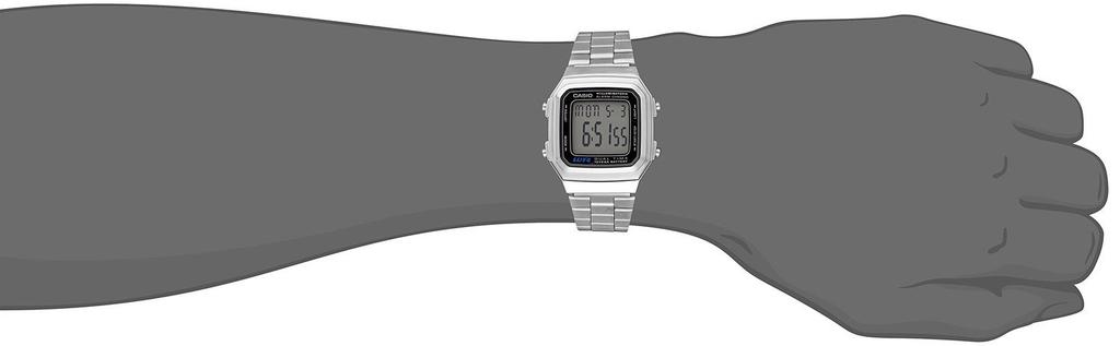 Casio Watch Stainless Steel Illuminator Men's A178WA-1A