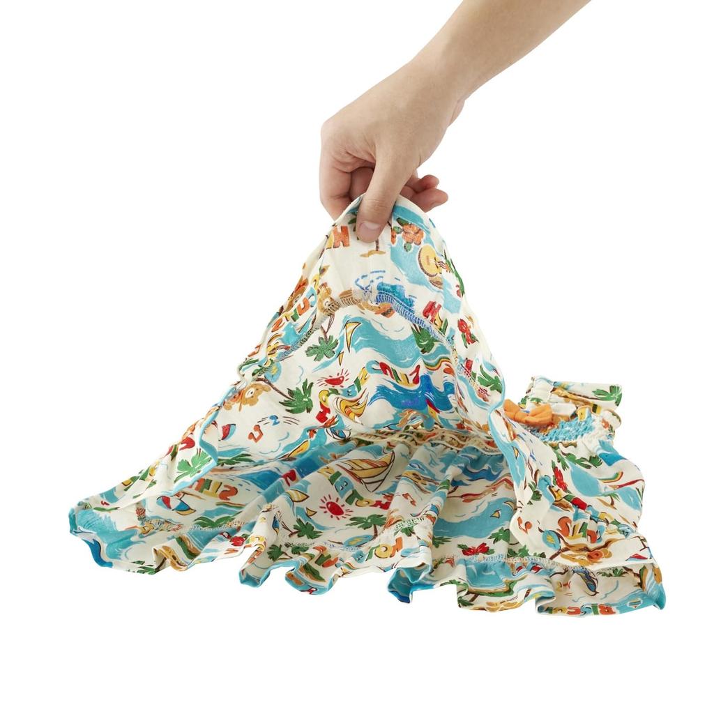 HOT dress for boys and baby and [MIKIHOUSE BISCUITS] One-piece girls, children's clothing, ivory, 80cm, 72-1903-680