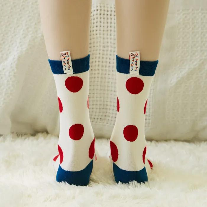 [Banana Sisters X OKTINA] [2SET] Favorite Bag Label Point Socks 3 Colors