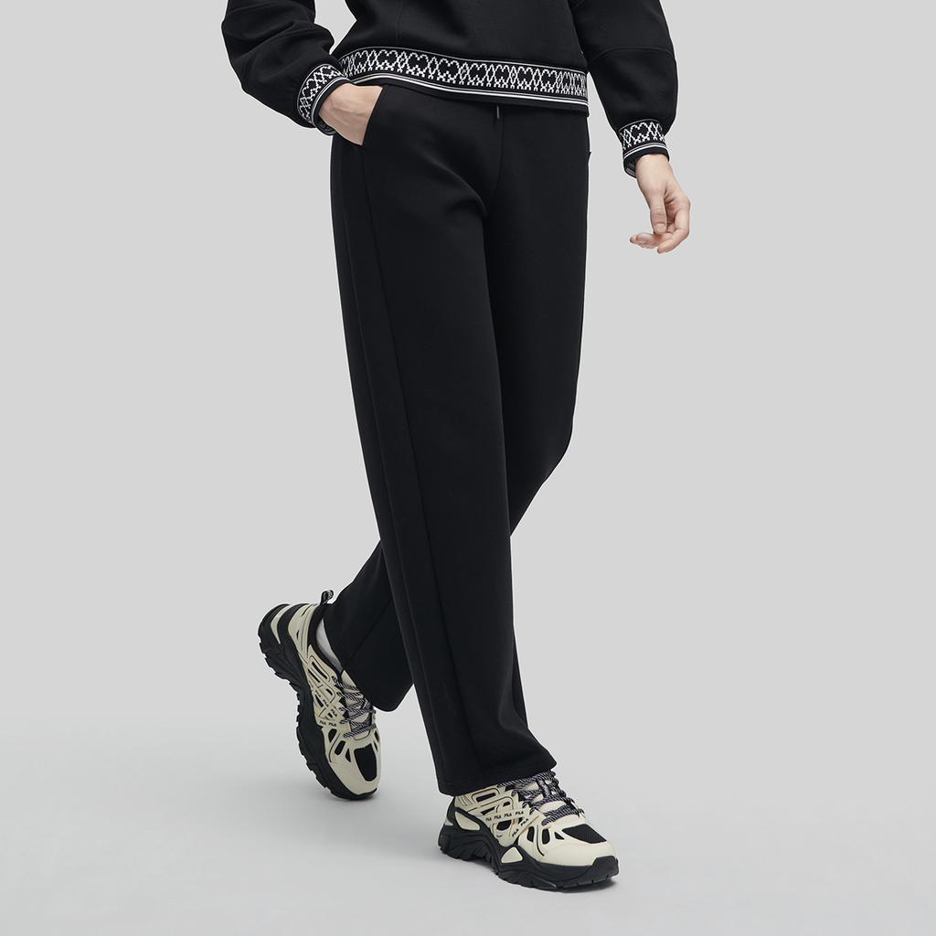 New FILA Casual Pants Women's Jet Black F11W344602FBK