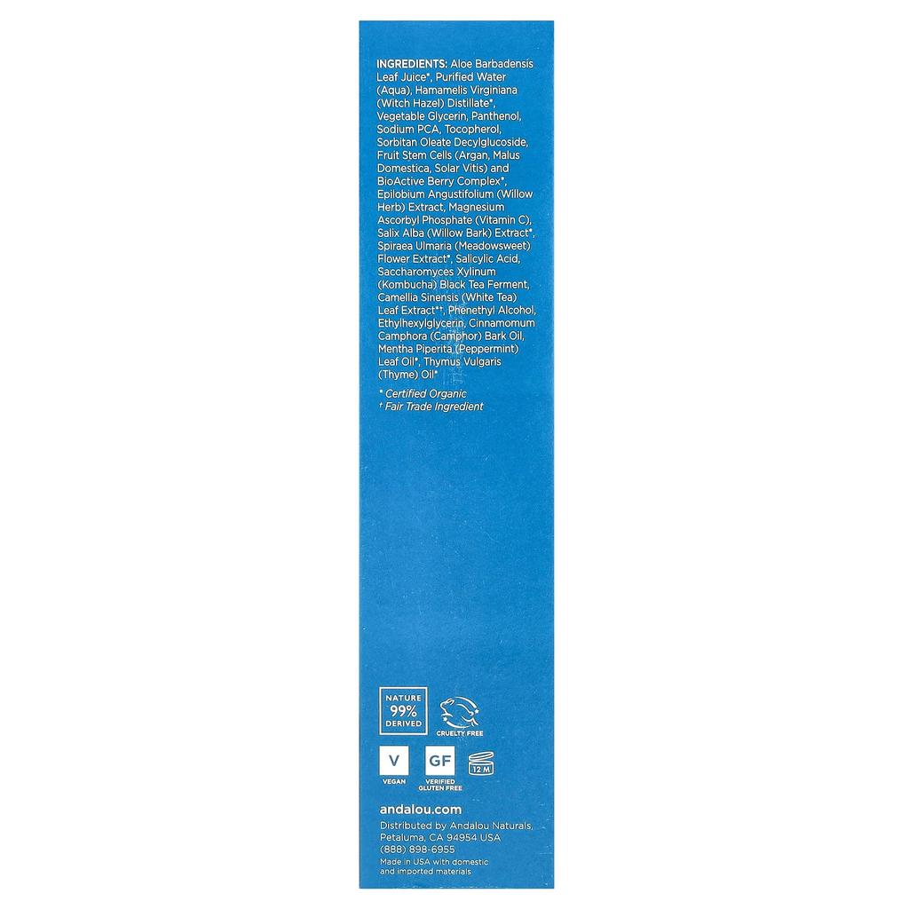 Pure Pore Toner, Willow Bark, 6 Fl Oz (178 Ml)