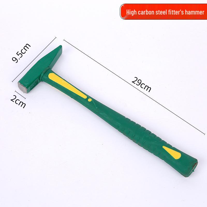 

Green Handle Machinist Hammer with High Carbon Steel Head, Available in 200g, 300g, and 500g for Woodworking and Electricians.