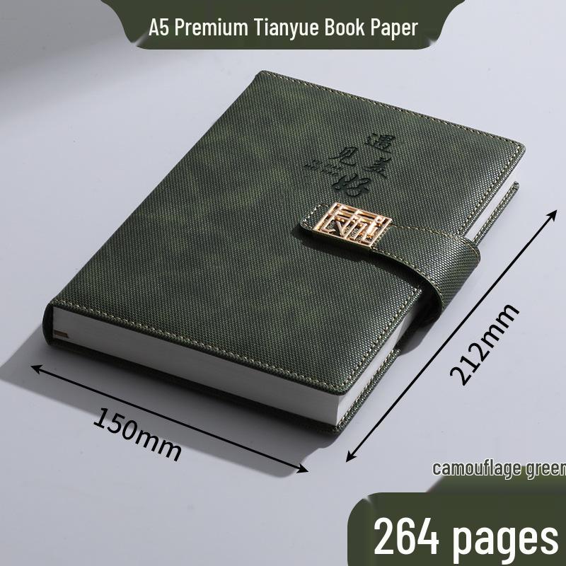 A5 Custom Strap Diary Notebook with Logo in Gift Box
