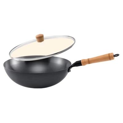 Robam Non-Slip Round Bottom Fine Iron Wok