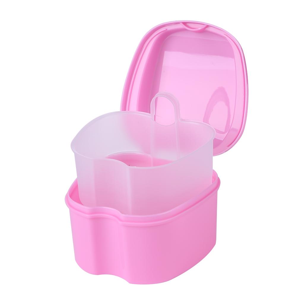 Boîte de rangement de fausses dents dentaires, avec filet suspendu, organisateur de dents
