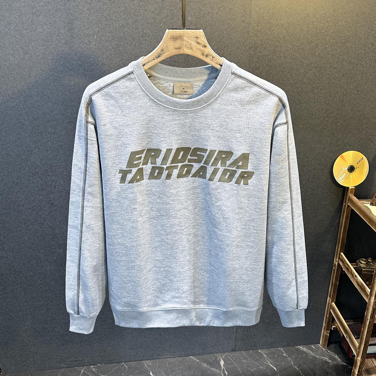 Men s Winter Heavyweight Retro Hoodie - Loose Fit, Casual Round Neck, Long Sleeve 2XL