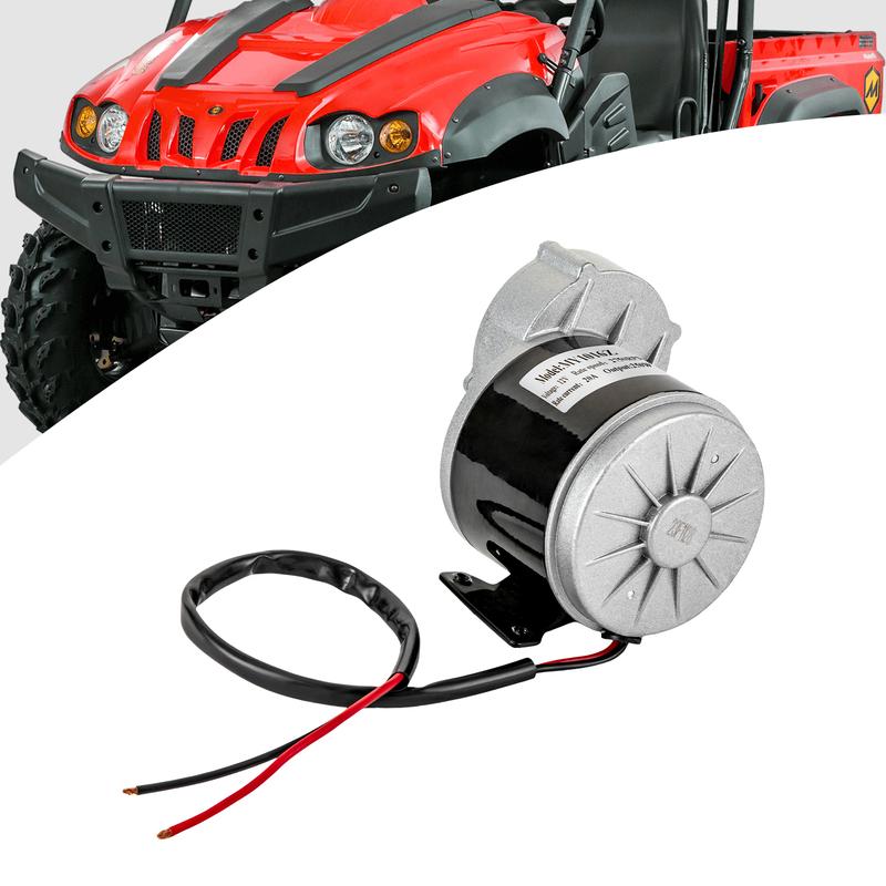 Moteur Électrique 250W 12V à Réduction par Engrenages Moteur CC à Balais Moteur à Balais MY1016Z pour Scooters & Vélos Électriques