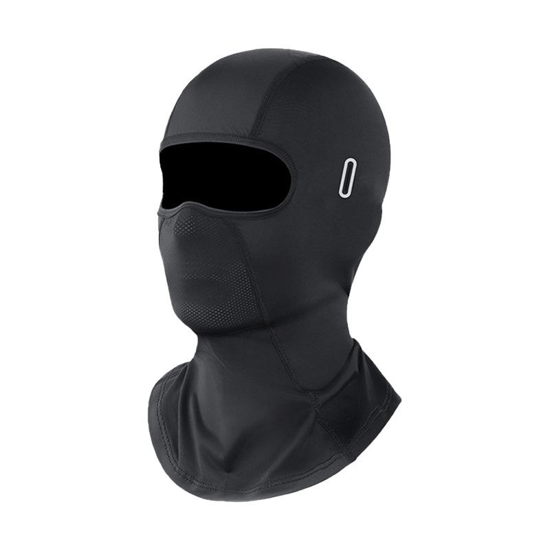 Ice Silk Full Face Cycling Mask: Breathable, Elastic, UV Protection
