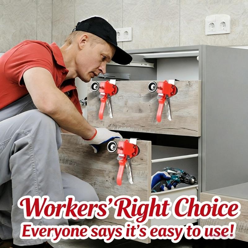 Heavy Type Clamps Ensuring Firmly Grip On Drawer Panels Preventing Slippage For Long Lasting Stability