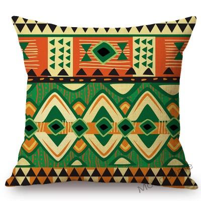 Geometric Africa Ethnic Design Pattern African Mask Traditional Wild Animals Design Sofa Pillow Case Cotton Linen Cushion Cover