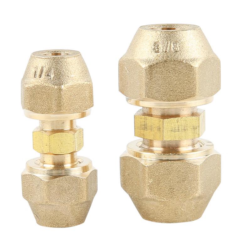 10mm Double Male Copper Tube Connector