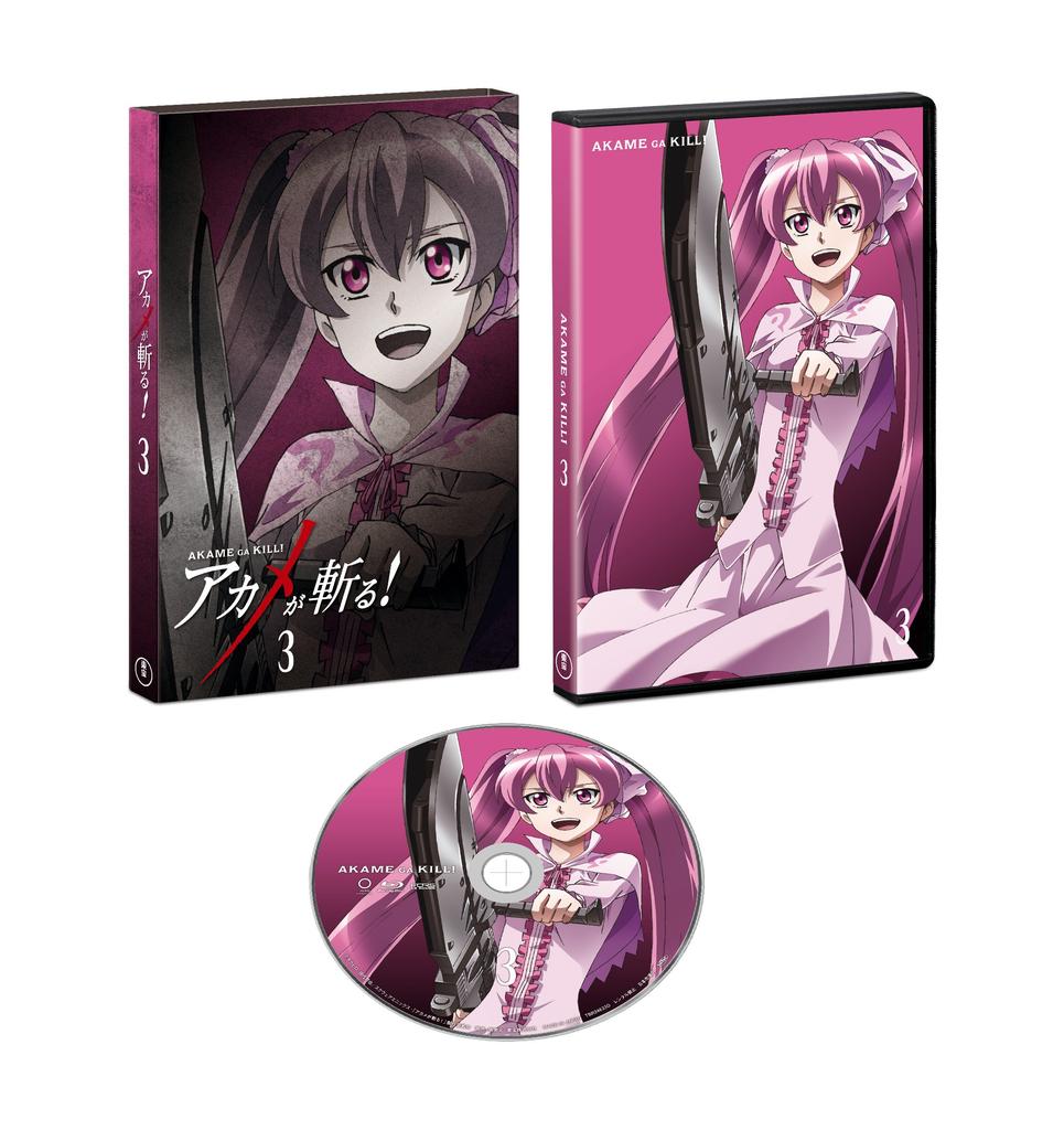 Akame ga Produktion limitiert Kill! Vol. 3 Blu-ray [Erstausgabe]