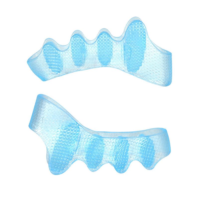 

Thumb Valgus Adjuster Foot Care Accessories Toe Separator Corrector Kids Toe Protector Spacer синий