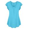 Casual Womens Summer Dress With Pleated Skirt And Ruffle Sleeves For Spring Fashion