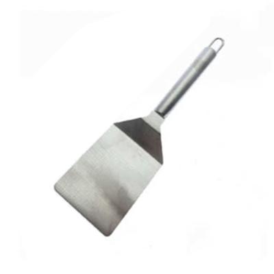 Kitchen Middle Size Spatula Multifunctional Stainless Steel Griddle Spatul with Round Tube Handle for Cooking