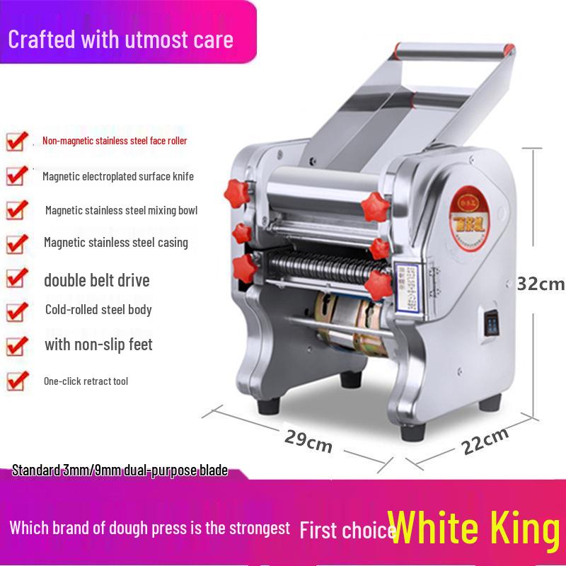 Elektrische Teigpresse aus Edelstahl: Automatischer Nudelbereiter & Multifunktionale Teigtaschenhautmaschine