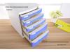 4-Drawer Lockable Plastic Office File Cabinet, Thickened Storage Box