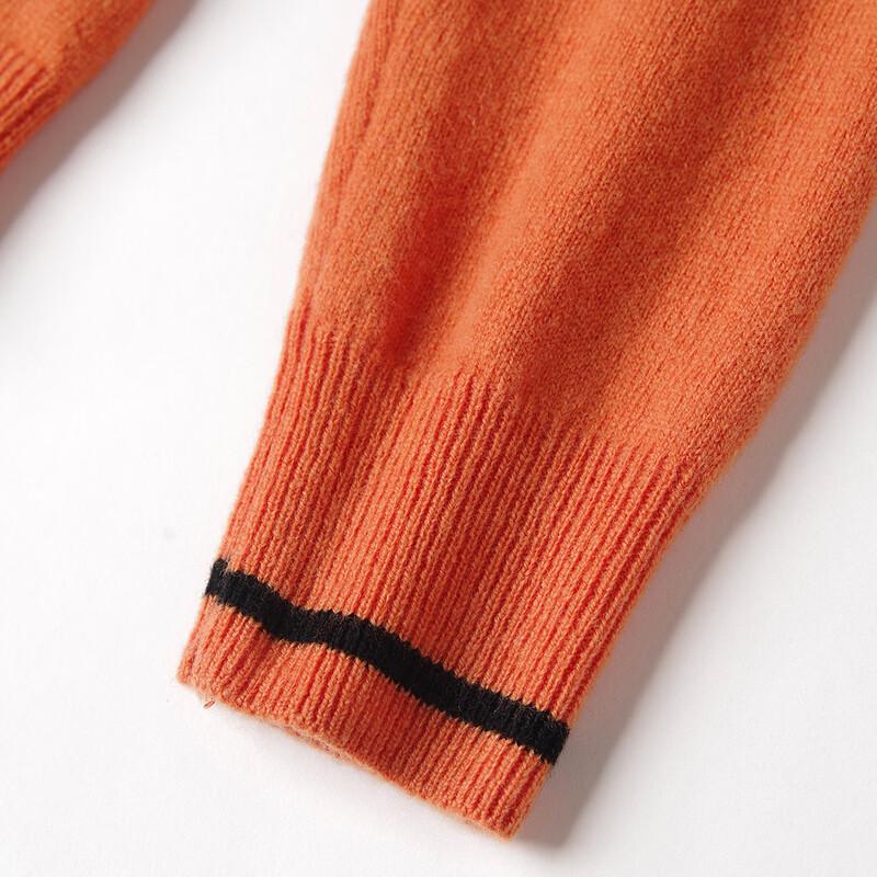 Srcr 100% Lambswool Cropped Knit Cardigan