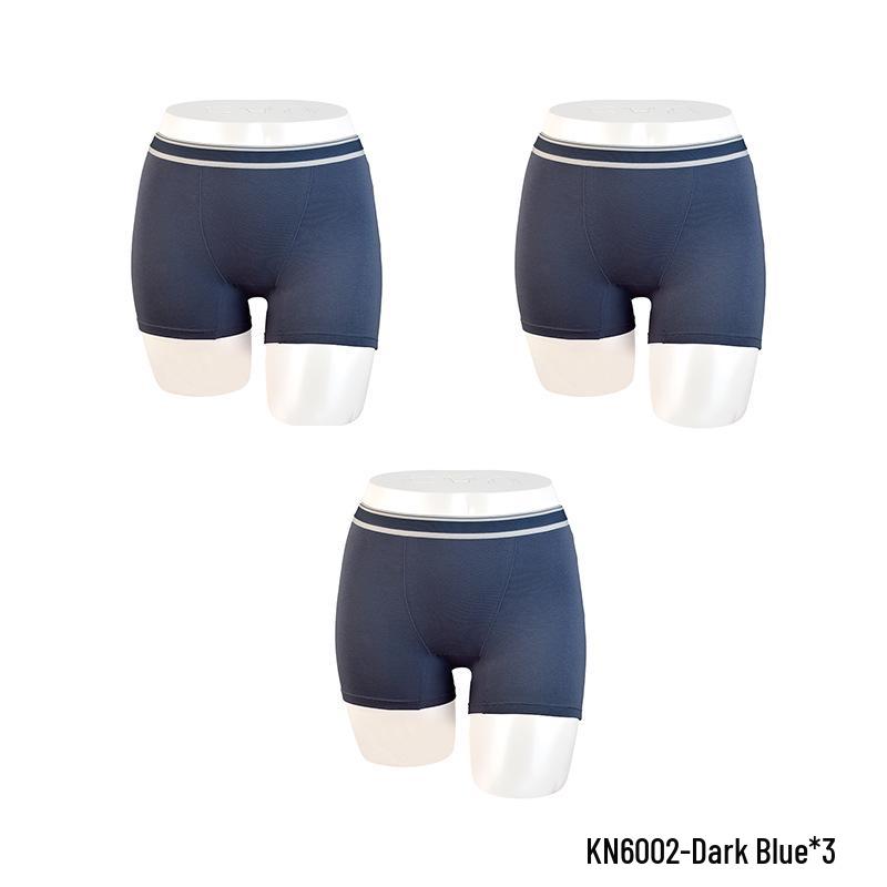 

Женские спортивные очень длинные боксеры-брифы из чистого хлопка, дышащие, предотвращающие натирание Medium