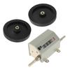 Digital 5-digit Rolling Wheel Counter 0- 9.9 Counting Range Roll Type Length Counter  . Speed 350 Rpm Rolling Wheel Measuring Counter with Reset f