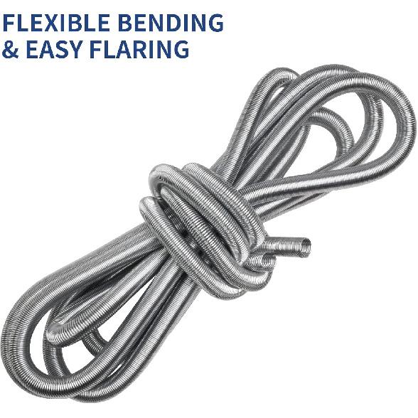 Brake Line Protector 3/16 Inch - 16 Ft Stainless Steel Premium Galvanized Guard Spring - Anti-Corrosion Gravel Shield For Truck, SUV, Off-Road